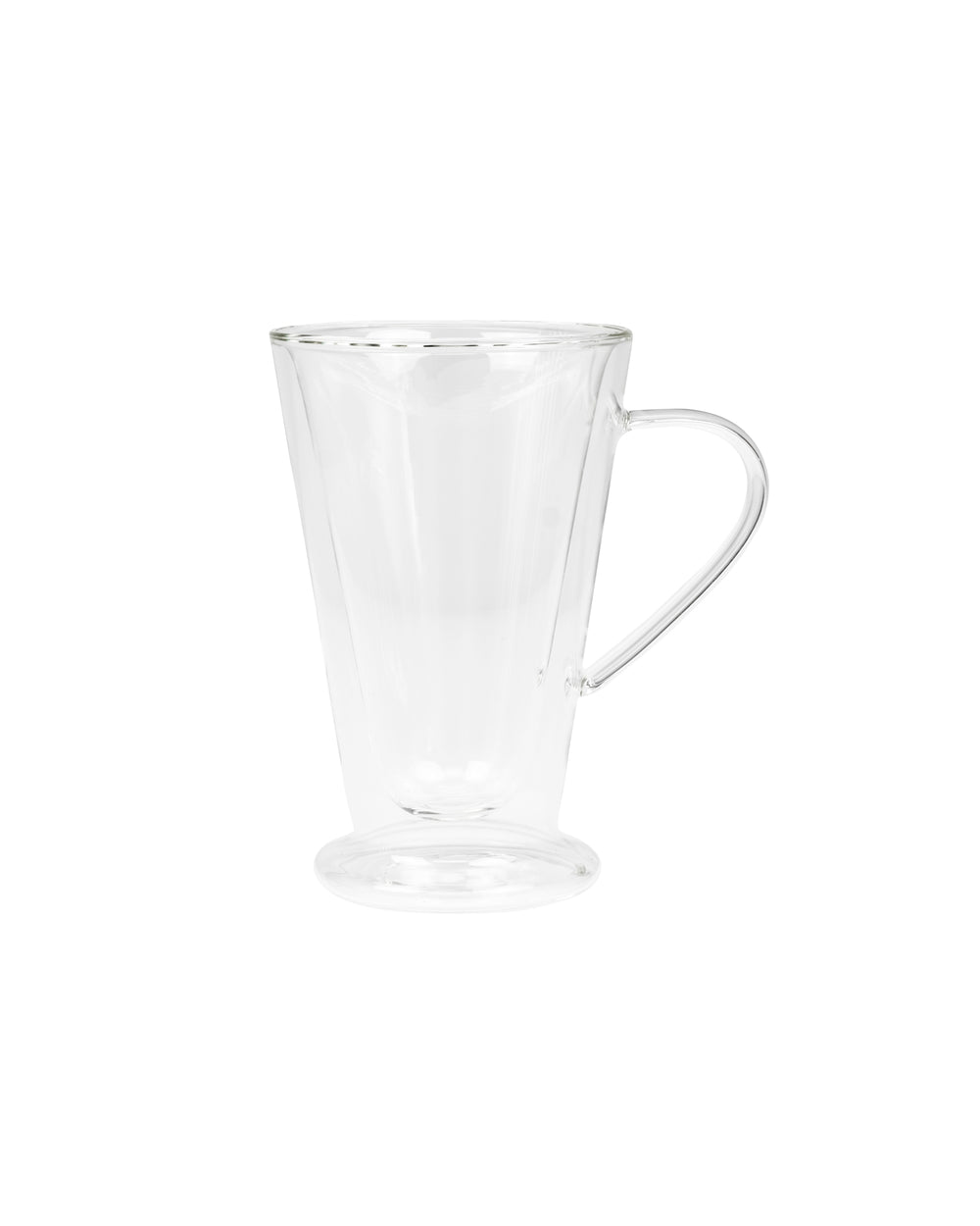 Set of 2 cappuccino glass cups 325ml - 2