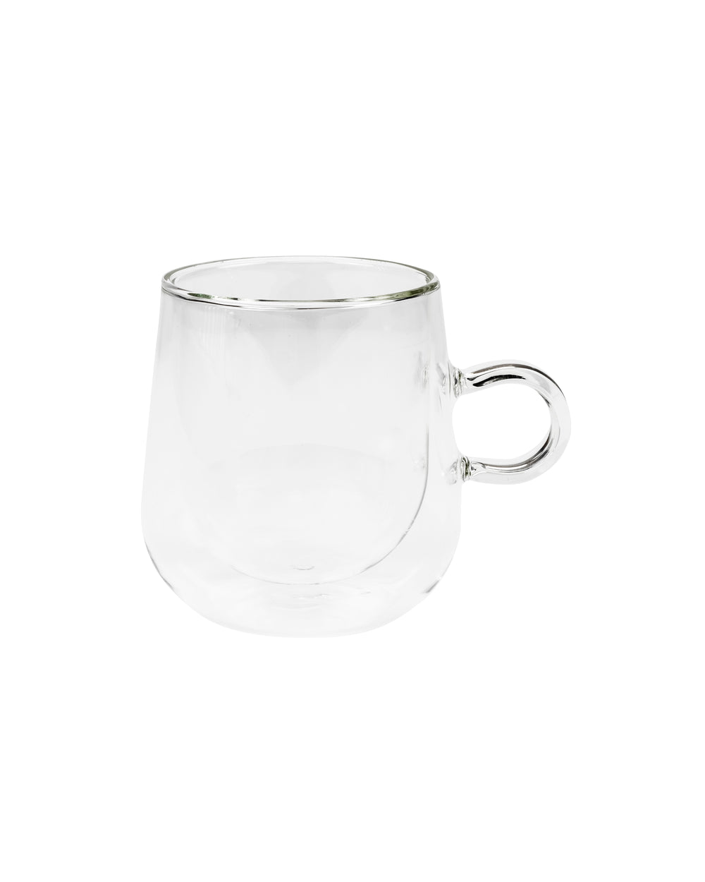 set of 2 loop glass cups 275ml - 2