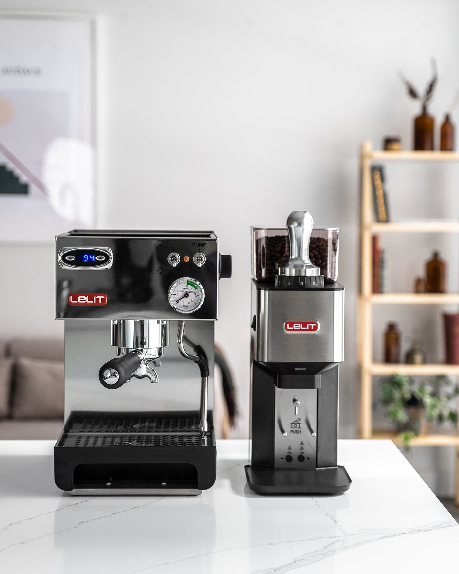 LELIT Anna TEM machine espresso manuelle comptoir cuisine