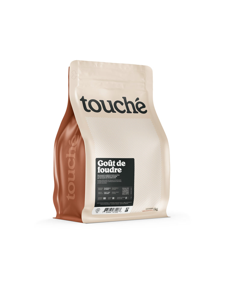 Sac de café Goût de foudre 1kg Bio-Équitable